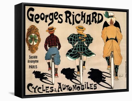 Cycles and Cars Georges Richard, 1896-Fernand Fernel-Framed Stretched Canvas