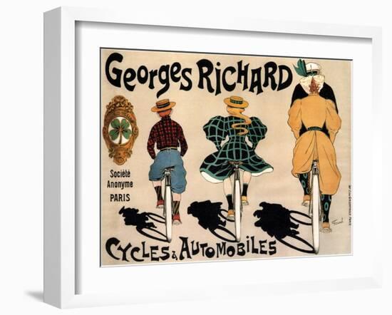 Cycles and Cars Georges Richard, 1896-Fernand Fernel-Framed Giclee Print