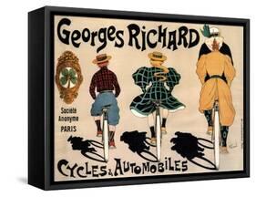 Cycles and Cars Georges Richard, 1896-Fernand Fernel-Framed Stretched Canvas