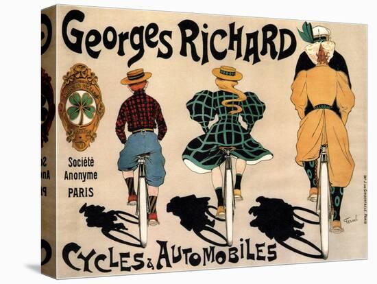 Cycles and Cars Georges Richard, 1896-Fernand Fernel-Stretched Canvas