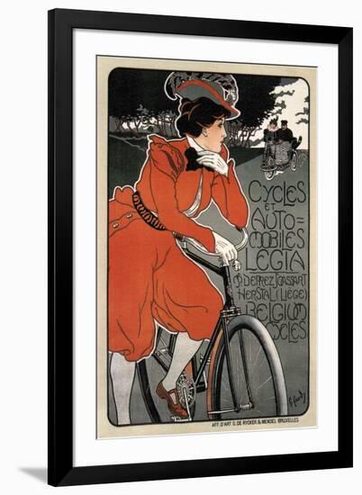 Cycles Automobiles Legia, 1898-Georges Gaudy-Framed Giclee Print