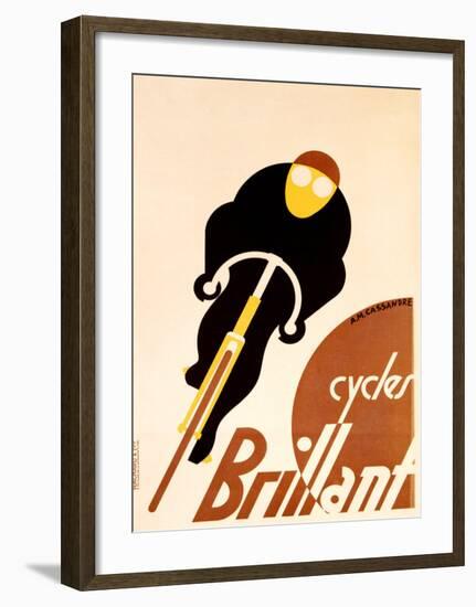 Cycles Brillant-Adolphe Mouron Cassandre-Framed Giclee Print