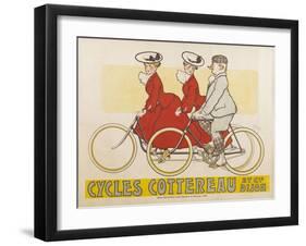 Cycles Cottereau-Vincenti-Framed Giclee Print