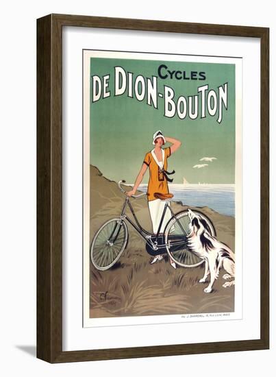 Cycles De Dion Bouton-null-Framed Giclee Print