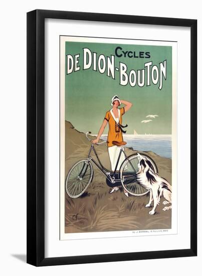Cycles De Dion Bouton-null-Framed Giclee Print
