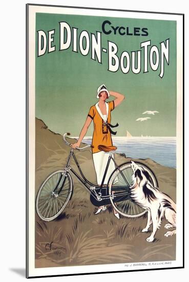 Cycles De Dion Bouton-null-Mounted Giclee Print