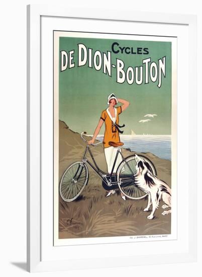 Cycles De Dion Bouton-null-Framed Giclee Print