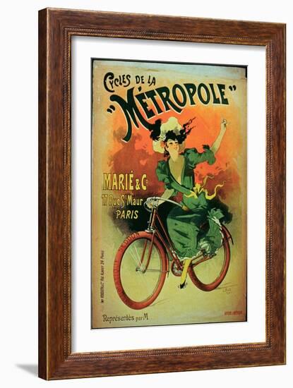 Cycles de La Metropole, Marie and Co-null-Framed Giclee Print