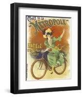 Cycles de La Metropole-Lucien Baylac-Framed Art Print