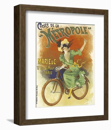 Cycles de La Metropole-Lucien Baylac-Framed Art Print