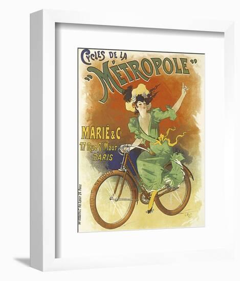 Cycles de La Metropole-Lucien Baylac-Framed Art Print