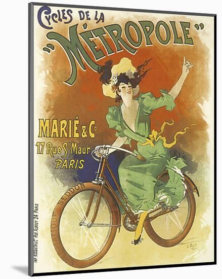 Cycles de La Metropole-Lucien Baylac-Mounted Art Print