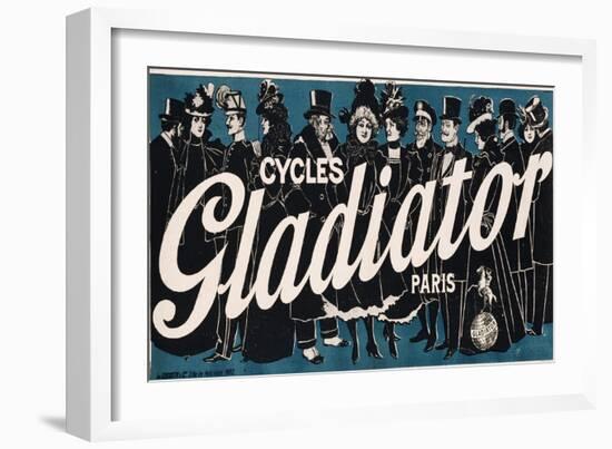 Cycles Gladiator, circa 1900-Paolo Henri-Framed Giclee Print