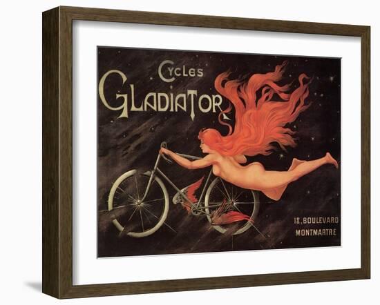 Cycles Gladiator, Poster-null-Framed Giclee Print