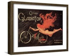 Cycles Gladiator, Poster-null-Framed Giclee Print