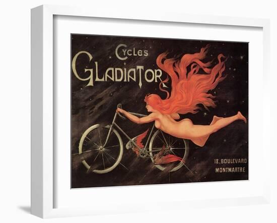 Cycles Gladiator, Poster-null-Framed Giclee Print