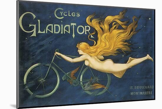 Cycles Gladiator-null-Mounted Art Print