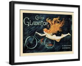 Cycles Gladiator-Vintage Posters-Framed Giclee Print