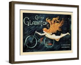 Cycles Gladiator-Vintage Posters-Framed Giclee Print