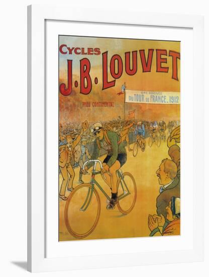 Cycles J.B. Louvet-null-Framed Art Print