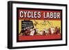 Cycles Labor, Art Class-null-Framed Art Print