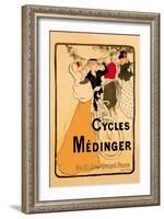 Cycles Medinger-Georges-alfred Bottini-Framed Art Print