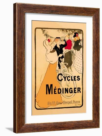 Cycles Medinger-Georges-alfred Bottini-Framed Art Print