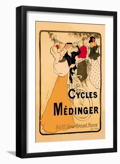 Cycles Medinger-Georges-alfred Bottini-Framed Art Print