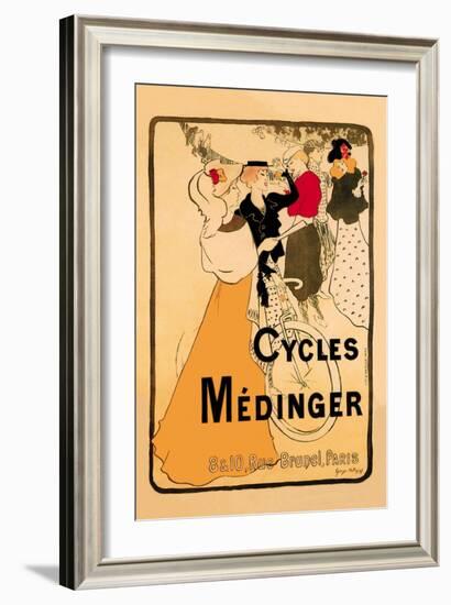 Cycles Medinger-Georges-alfred Bottini-Framed Art Print