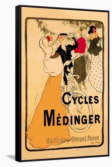 Cycles Medinger-Georges-alfred Bottini-Framed Stretched Canvas