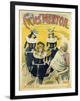 Cycles Mentor, Ca 1896-null-Framed Giclee Print