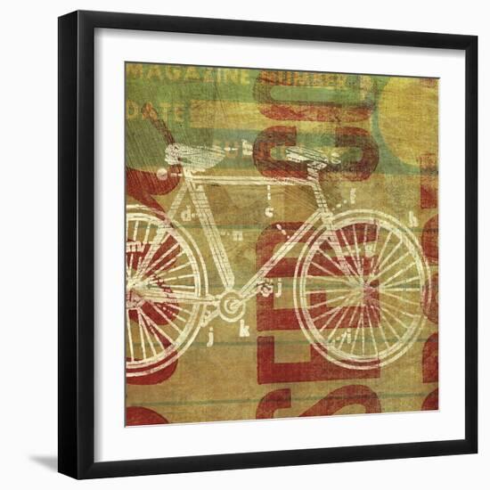 Cycles Per Second-John W Golden-Framed Giclee Print