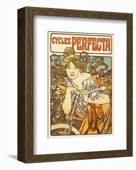 Cycles Perfecta, 1902-Alphonse Mucha-Framed Art Print