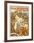 Cycles Perfecta, 1902-Alphonse Mucha-Framed Art Print