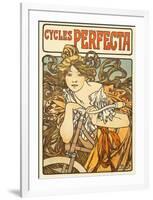 Cycles Perfecta, 1902-Alphonse Mucha-Framed Art Print