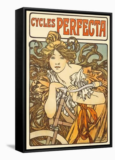 Cycles Perfecta, 1902-Alphonse Mucha-Framed Stretched Canvas