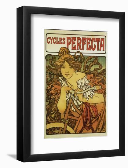 Cycles Perfecta-Alphonse Mucha-Framed Premium Giclee Print