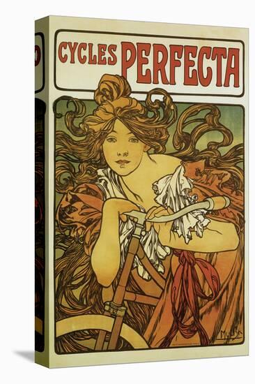 Cycles Perfecta-Alphonse Mucha-Stretched Canvas