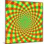 Cyclic Optical Illusion-bigimage-Mounted Art Print