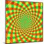 Cyclic Optical Illusion-bigimage-Mounted Art Print