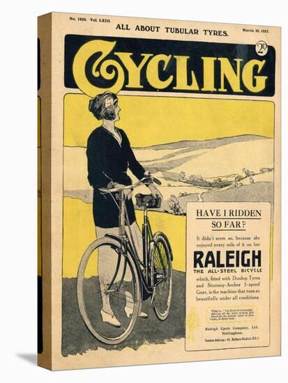 Cycling, Bicycles Magazine, UK, 1922-null-Stretched Canvas