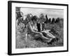 Cycling Girls-null-Framed Photographic Print
