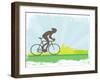 Cycling Grunge Poster Template-JackyBrown-Framed Art Print