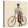 Cycling Outfit of 1890s-null-Stretched Canvas