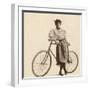 Cycling Outfit of 1890s-null-Framed Photographic Print