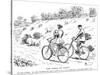 Cycling Replaces Horseriding, 1895-null-Stretched Canvas