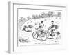 Cycling Replaces Horseriding, 1895-null-Framed Art Print