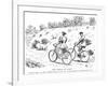 Cycling Replaces Horseriding, 1895-null-Framed Art Print