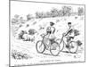 Cycling Replaces Horseriding, 1895-null-Mounted Art Print