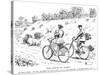 Cycling Replaces Horseriding, 1895-null-Stretched Canvas